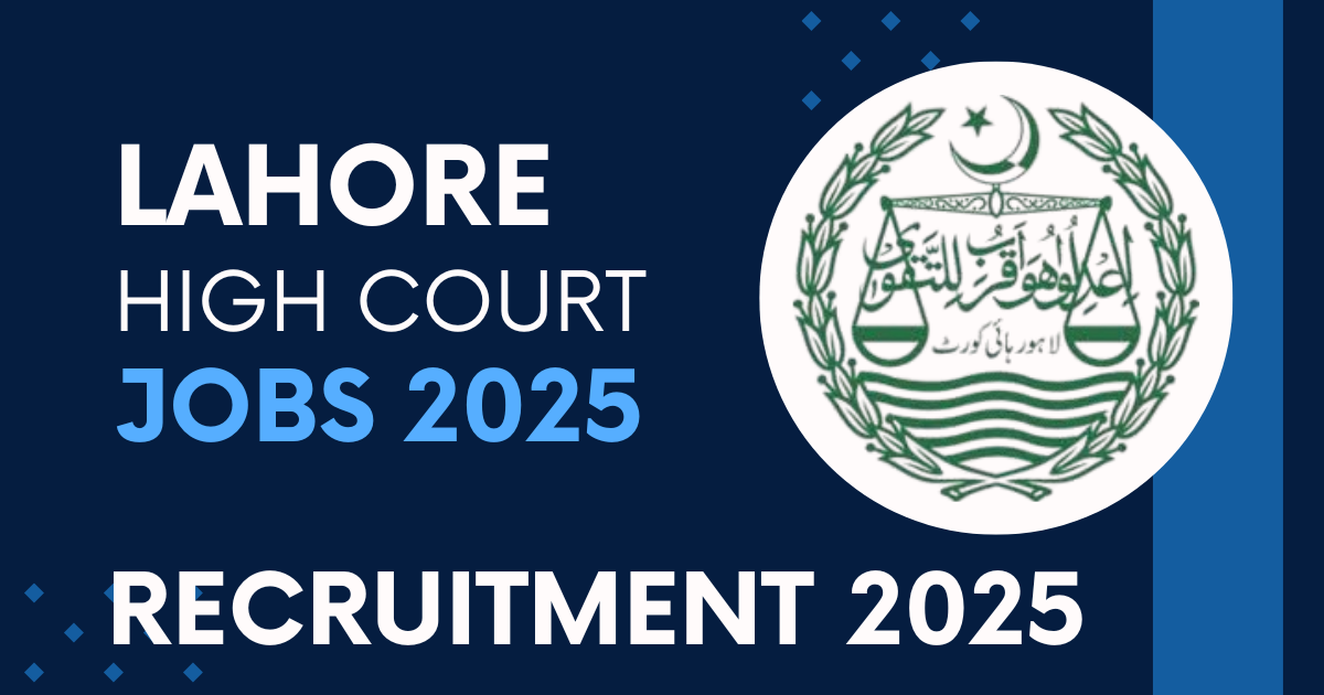 Latest Lahore High Court Jobs 2025 Online Apply