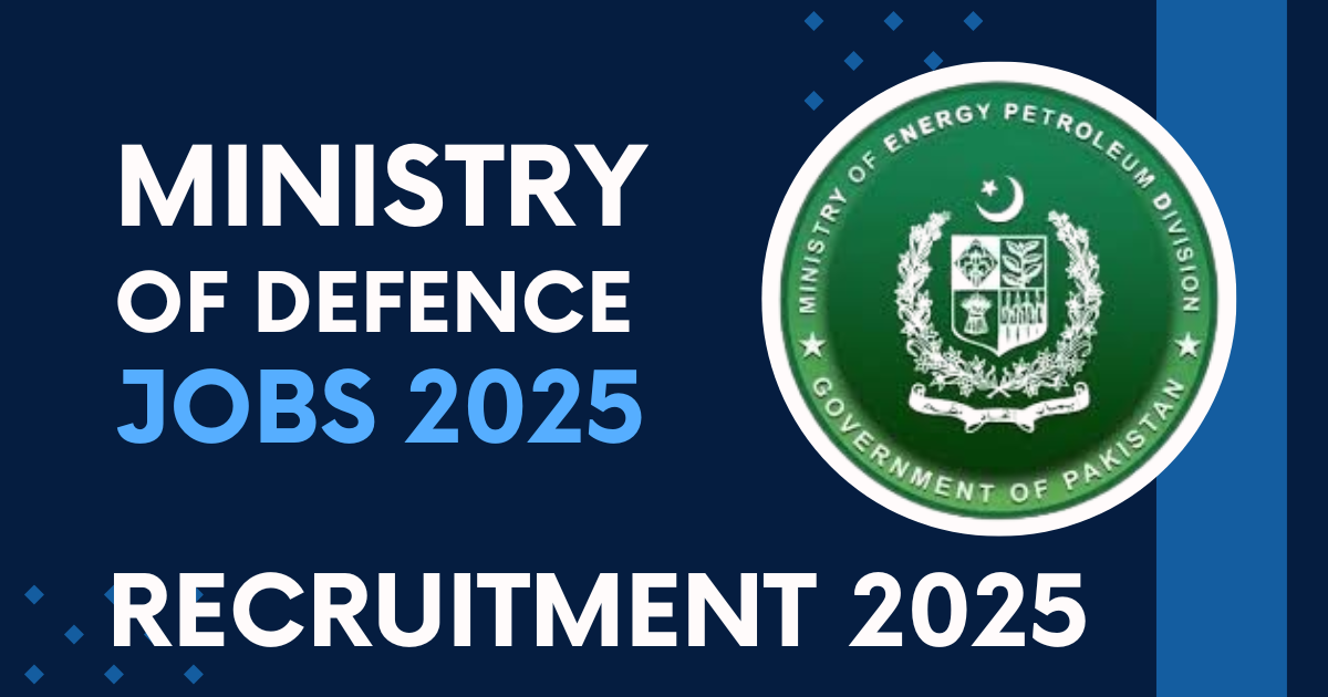 Ministry Of Defence Latest Jobs 2025