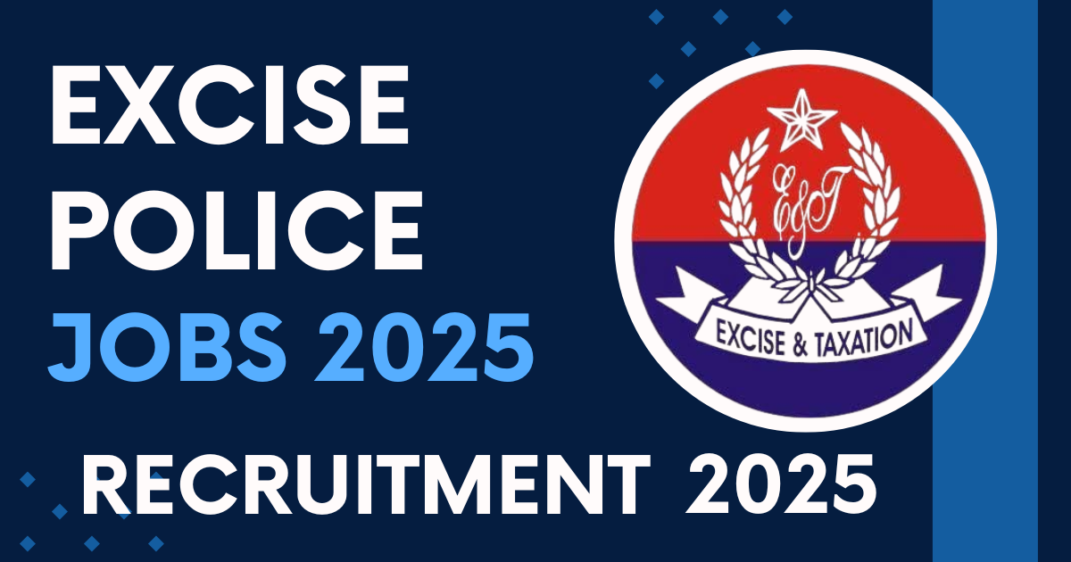 Punjab Excise Department Latest Jobs 2025 Apply Online