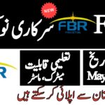 FBR Federal Board of Revenue FBR Jobs 2025