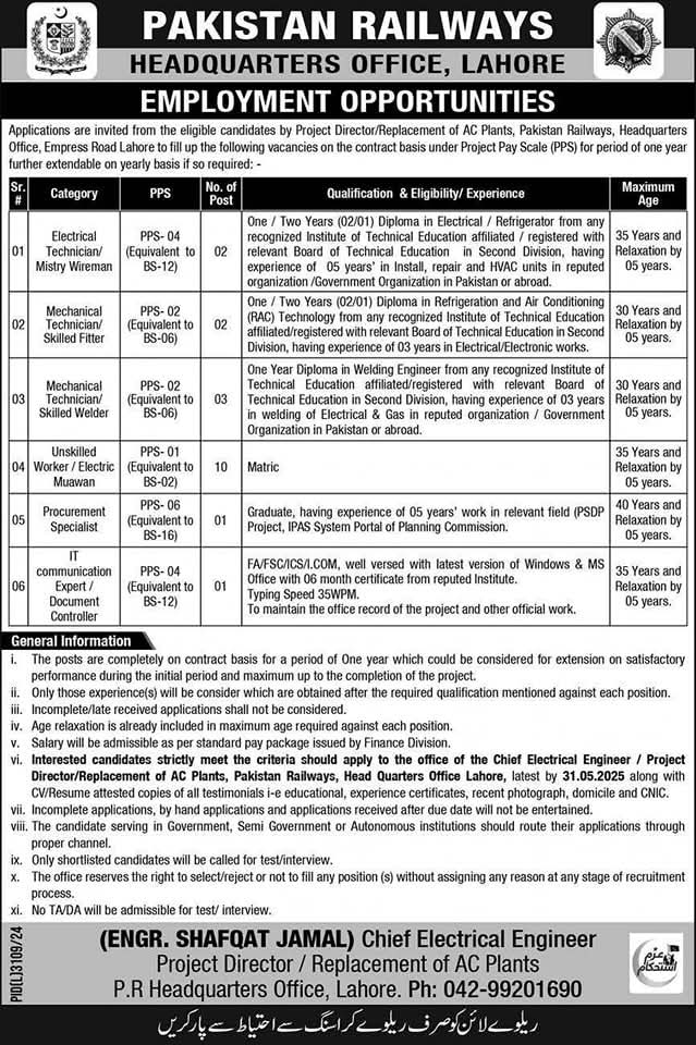 Pak Railways Advertisement